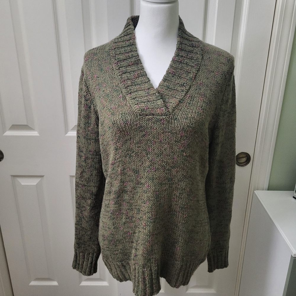 Green sweater large